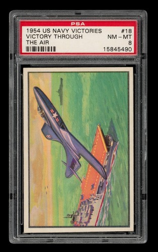 1954 U.S. Navy Victories Set-Break # 18 Victory Through The Air PSA 8 NM-MT