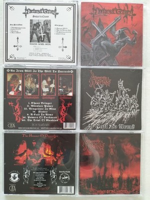 3 CD´s Gospel of the horns  & Nocturnal graves  Sodom,Slayer,Kreator,Destruction
