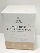 Body Restore Dark Spot Lightening Bar Kojic Acid Bar Soaps New No Fragrance