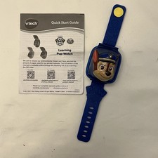 NWOT VTECH Paw Patrol Learning Pup Watch Interactive Game Watch w/ Time Tools