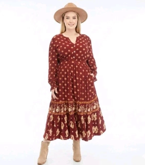 ebay maxi dress long sleeves flower long sleeve maxi dress Provence Bloom Long Sleeve Maxi Dress Floral Blue