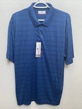 NEW Men's Grand Slam Golf Polo Shirt Navy Blue Large Short Sleeve NWT 55