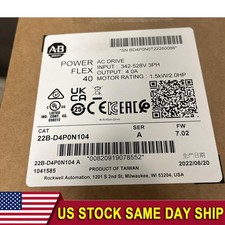 Allen-Bradley 22B-D4P0N104 /A PowerFlex 40 1.5kW 2 HP AC Drive US Free Tax