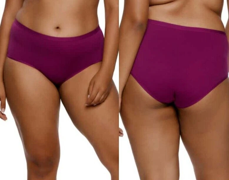 FELINA Púrpura Rosa Feliz Moderno Calzoncillos Bragas 1X 2X Ultraligero 4 Vías Elastizado Foto 2 de 3