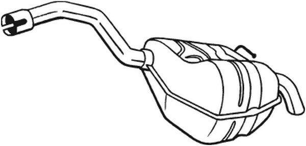 Bosal 154-449 EndschalldÄMpfer FÜR Ford Volvo-image