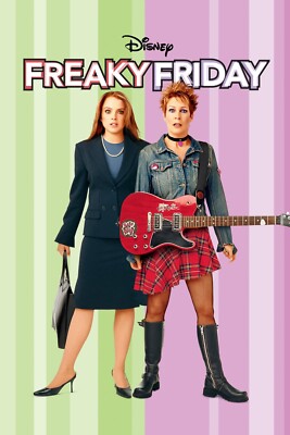 Freaky Friday movie poster  - 11 x 17 inches - Jamie Lee Curtis, Lindsay Lohan