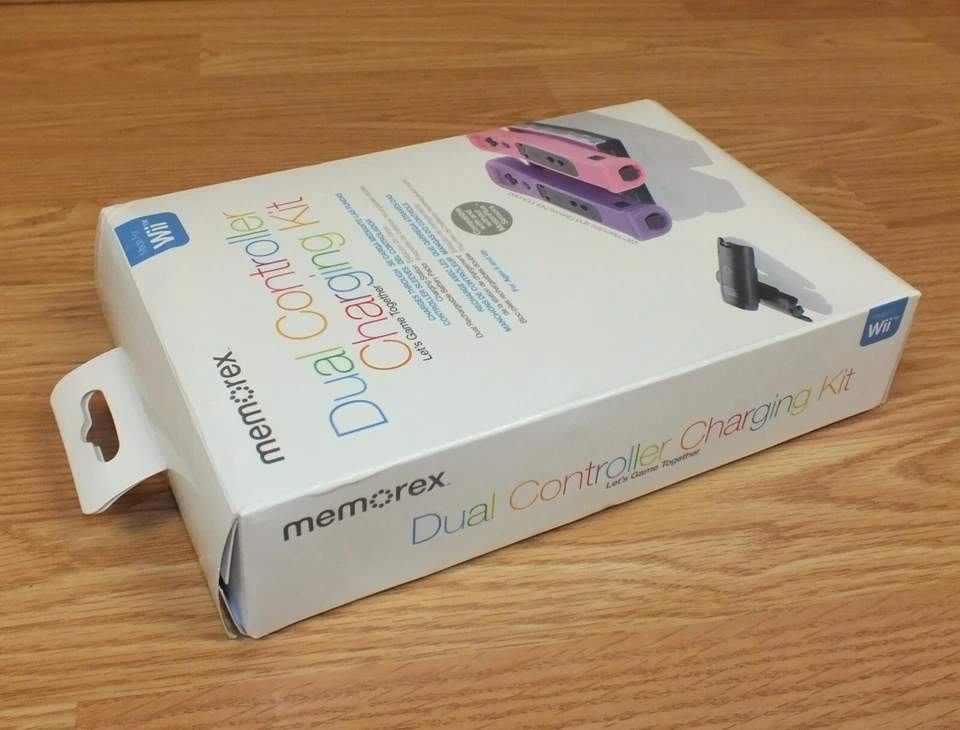 Genuine Memorex Dual Controller Charging Kit Made For Wii - in Box **READ**  - Image 3 of 3