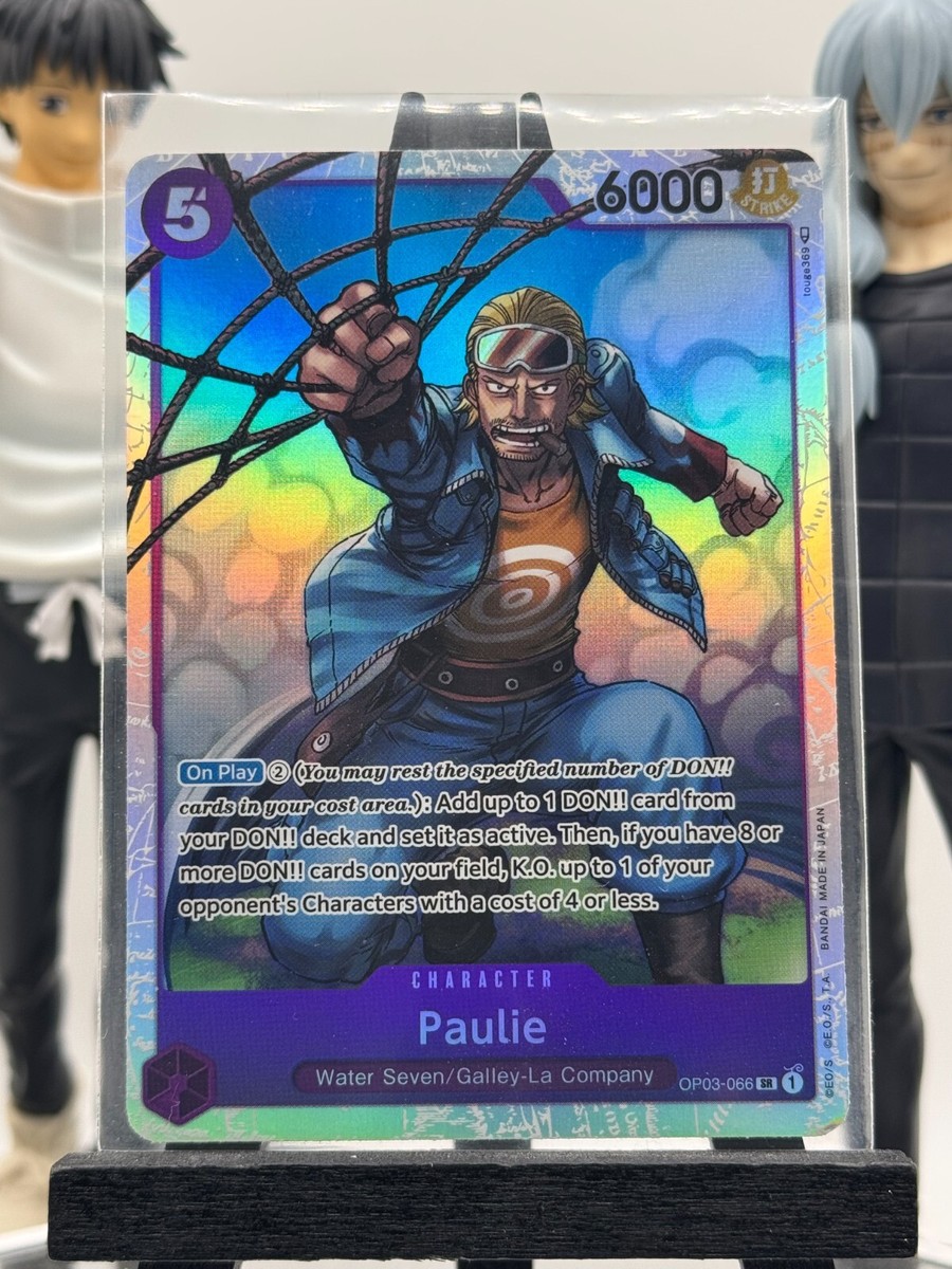 One Piece CG Paulie OP03-066 Pillars of Strength Super Rare