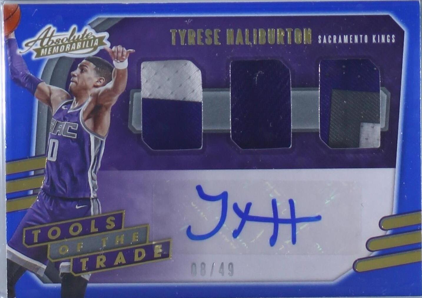 2020-21 Panini Immaculate Collection - Tyrese Haliburton #JP-THB 