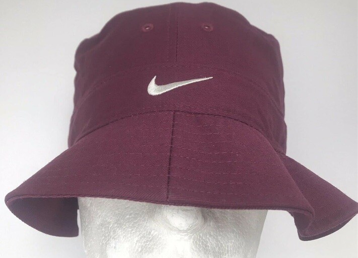 Nike Adults Unisex Burgundy Bucket Hat S/M 564791 610 UK