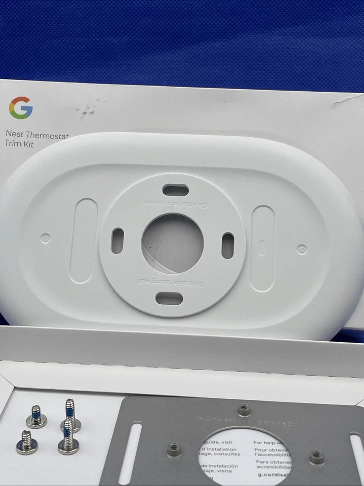 Google Nest Thermostat Trim Kit - Snow White (GA01837-US) - Image 2 of 4
