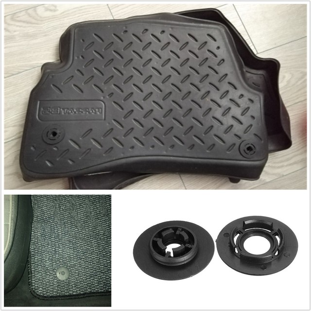 40 Pcs Universal Car Floor Mat Fixing Clamps Kit Durable ABS eBay