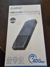 ORICO M.2 NVMe SSD Enclosure 40Gbps PCIe3.0x4 USB C Adapter for Thunderbolt 3/4