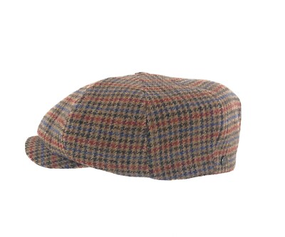 STETSON by LIERYS Berretto 8 spicchi a quadretti Cammello | eBay