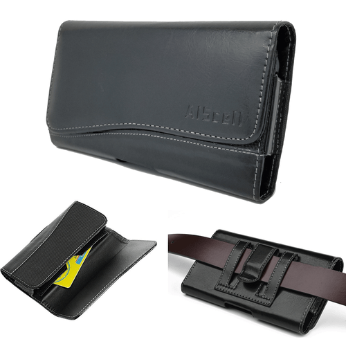 Für Samsung Galaxy S25, S24, S23, Leder Tasche Case Clip Holster Fit Cover auf - Bild 9 von 51