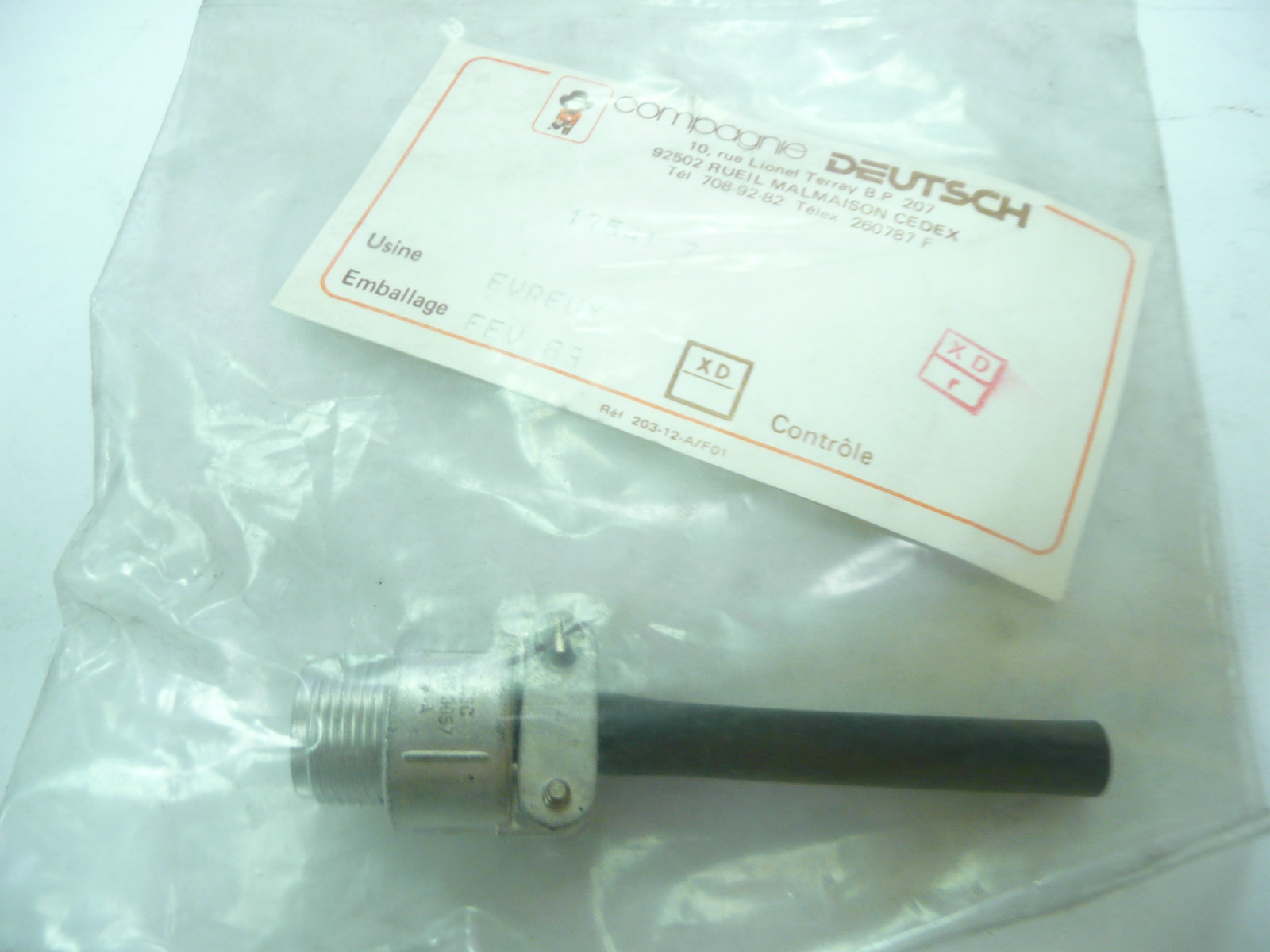 Deutsch Aerospace Aircraft Connector Backshell # 17541-7 Size 7 | eBay