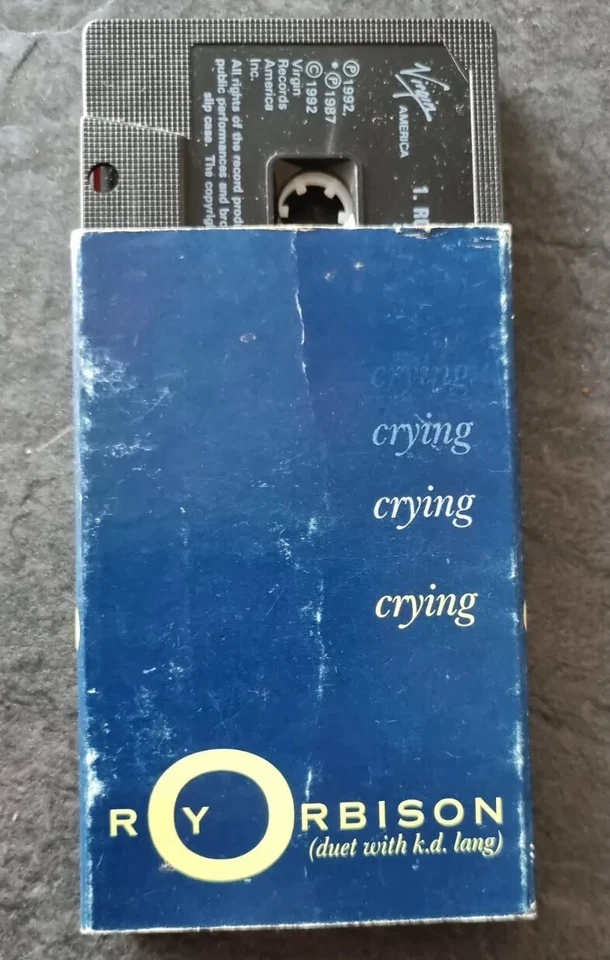 Roy Orbison (duet with K.D. Lang) - Crying - VG 1992 Cassette Single Pop Ballad - Image 2 of 3