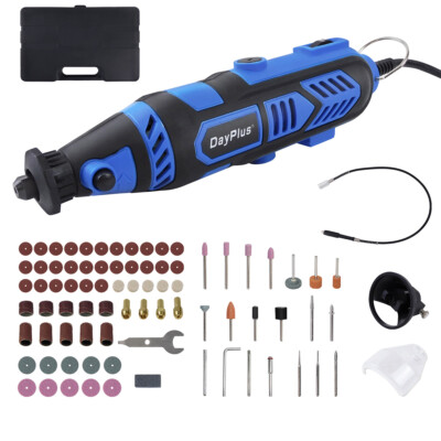  MINI BOHRMASCHINE ELEKTRISCHE GRINDER BOHRER WERKZEUG MINISCHLEIFER SET 80TLG 