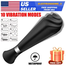 Women Mini Powerful Bullet Shape 10-Speeds Vibrating Neck Body Massage Personal