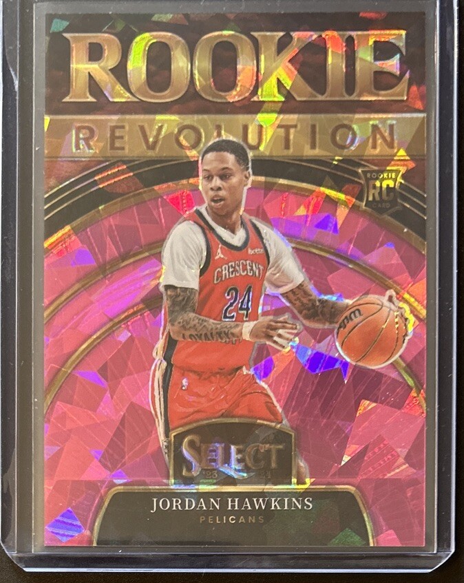 2023-24 Select Jordan Hawkins RC Rookie Revolution Pink Cracked Ice #d 47/99