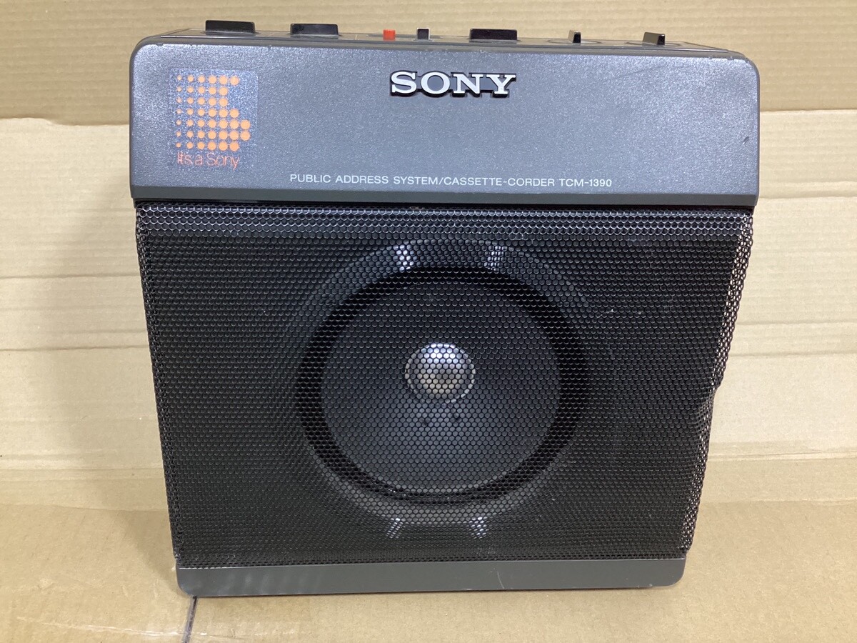 Sony TCM-1390 Cassette tape player recorder loudspeaker Japan | eBay