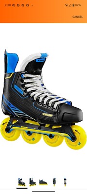Tour Code 9.one Youth Size 1 Three Wheel Inline Hockey Skates.  Left Shoe Only!