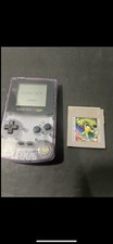 Nintendo Gameboy Color Clear Purple Console Very Good Tested  Working Game