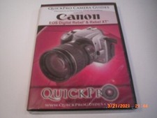 Canon Digital Rebel  Rebel XT Instructional DVD QuickPro Camera Guides NEW 