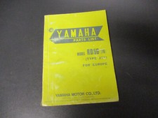 Parts list Ersatzteilliste Teileliste Katalog Yamaha RD 50 RD50 Typ 2U1 '78