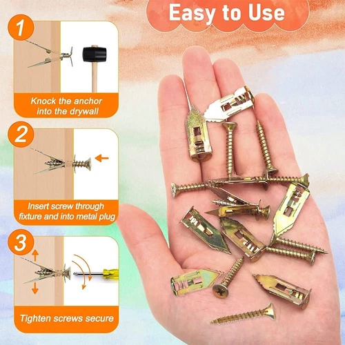 100 Shelving Anchors Heavy Duty Shelf Bracket Anchors Warehouse Racking Bolts - Picture 3 of 11
