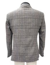 Giacca Blazer Uomo Slim Fit A Quadri - Elegante Per Lavoro, Cene E Occasioni Formali - Foto 6