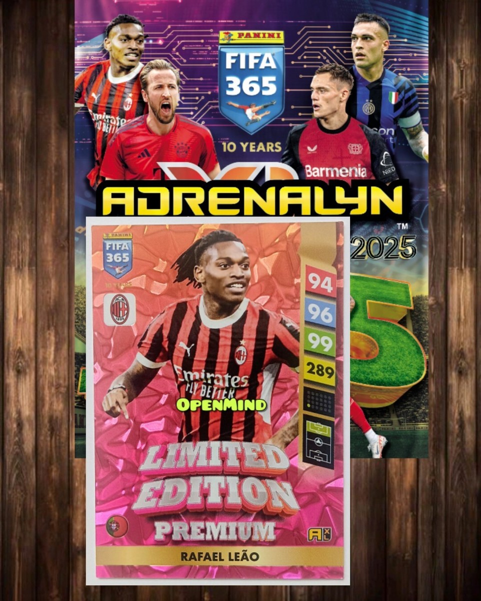 Panini Fifa 365 2025 Premium Limited Edition RAFAEL LEAO-AC Milan