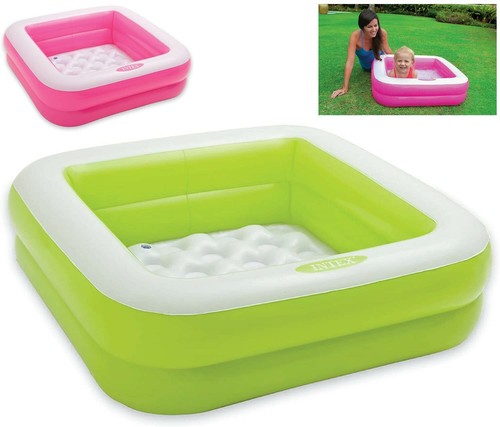 Bañera Piscina inflable para niños bebe intex suelo acolchado | eBay