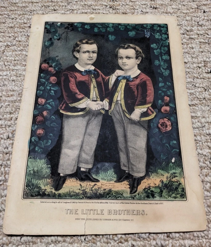 Juego De Colección De 6 Impresiones Currier & Ives, Varios Tamaños, Buen Estado - Árbol De La Vida Foto 3 de 4