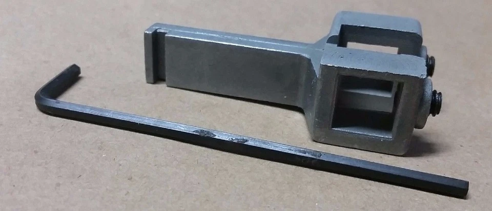 Sierra de cinta Delta Rockwell 14" calidad guía superior horquilla con bloques fríos parte # LBS-131 Foto 4 de 4