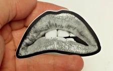 LIPS - Rocky Horror Picture Show HAND DRAWN Vinyl Sticker/Stipple Art 