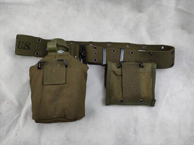 WW2 US ARMY VIETNAM WAR M1956 FIELD CANVAS BELT JUNGLE First Aid