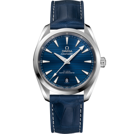 Omega Seamaster Aqua Terra 150M Limited Blue Leather Strap 38mm