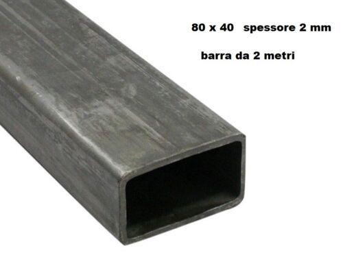 TUBOLARE FERRO ACCIAIO QUADRO 40X40X3 Mm. BARRA PROFILO 3 PEZZI Da 2 METRI - Foto 4