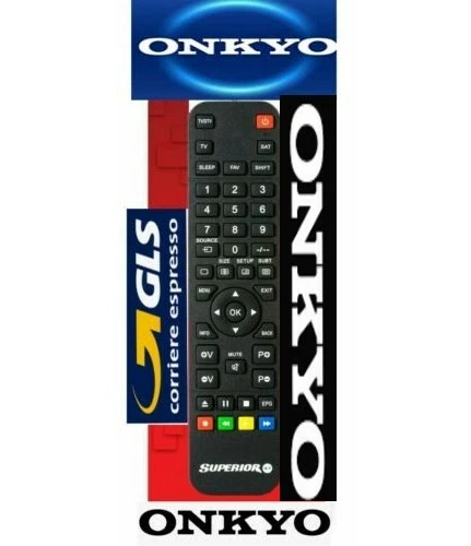 TELECOMANDO UNIVERSALE ONKYO; CLICCA SUL TUO MODELLO E LO RICEVERAI GIA' PRONTO
