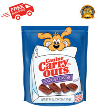 Canine Carry Outs Bacon Flavor Dog Treats, 47Oz Bag