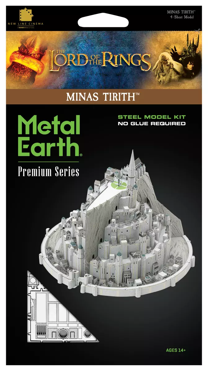 Fascinations ICONX Lord of the Rings MINAS TIRITH Metal Earth