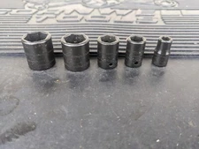 #bf133 SNAP ON TOOLS IMTMM 5pc 1/4" 6-Point Shallow Impact Sockets