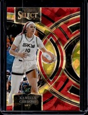 2024 Panini Select WNBA - Premier Level Kamilla Cardoso #195 Red Ice Prizm (RC)