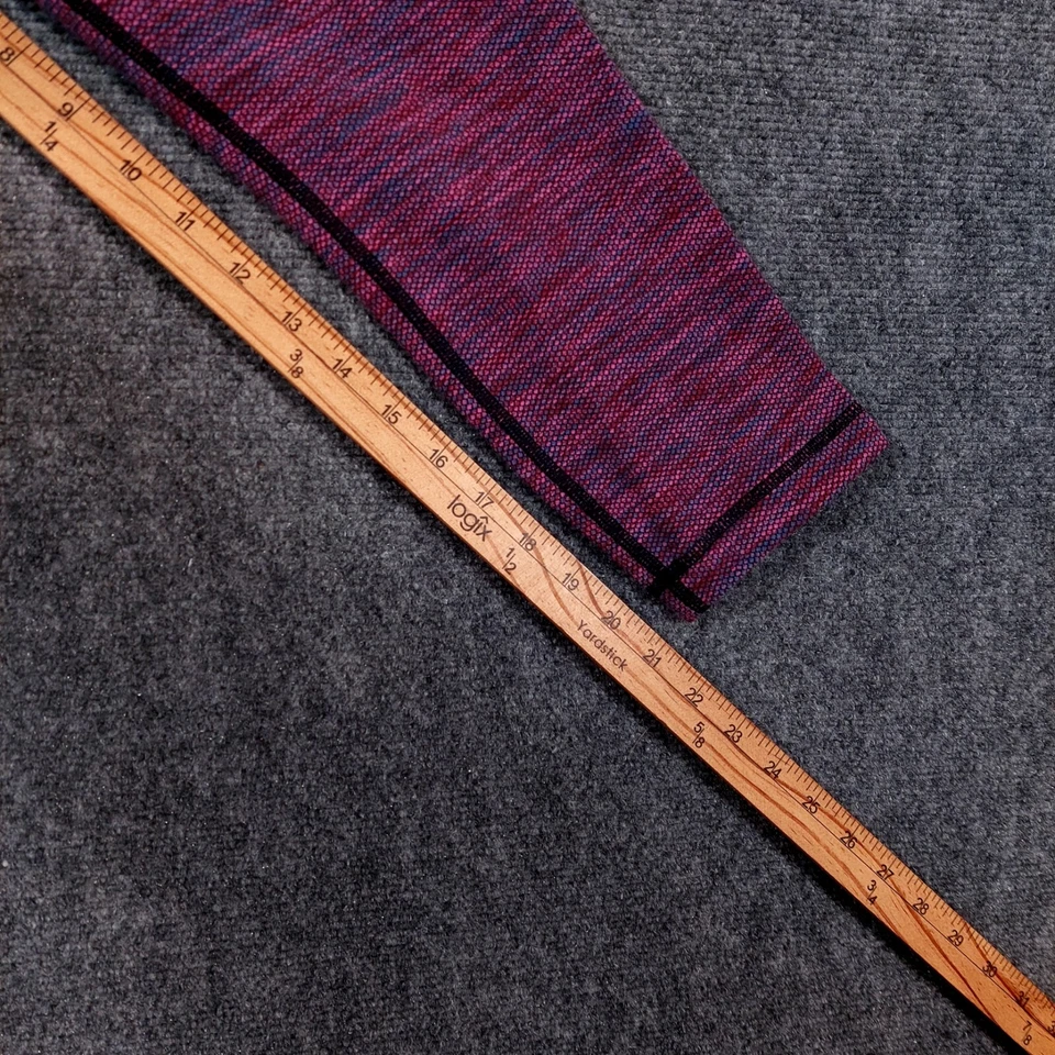 Calça Lululemon tamanho 4 tempos altos diamante jacquard corante espacial azul joias magenta - Imagem 3 de 4