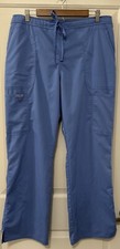 NWOT Cherokee Revolution Women's Modern Classic WW120 Ciel Blue Scrub Pants L