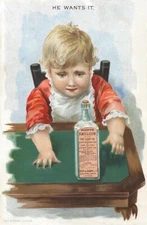 Scott's Emulsion  Ad 11 x 17  Giclee Reproduction Print Premium Matte Paper