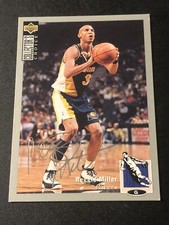 1994 Upper Deck Collector's Choice Silver Foil Signature Reggie Miller #31 HOF