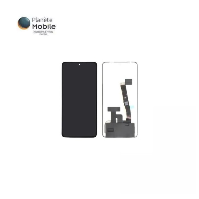 Ecran LCD & Vitre tactile Noir Sans Châssis Pour Motorola Moto G52 Reconditionné