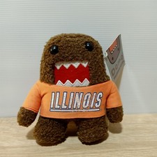 NHK Domo Kun Collegiate Illinois Plush Doll Toy Plushland TAG 6.2"